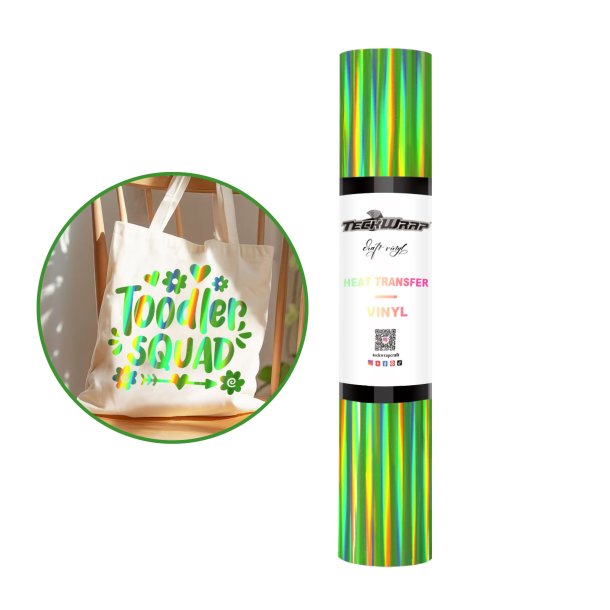 Soft Metallic Holographic HTV