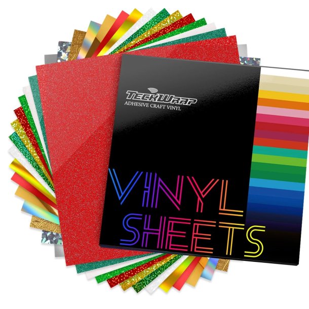 Julepakke skiltefolie - 15 ark