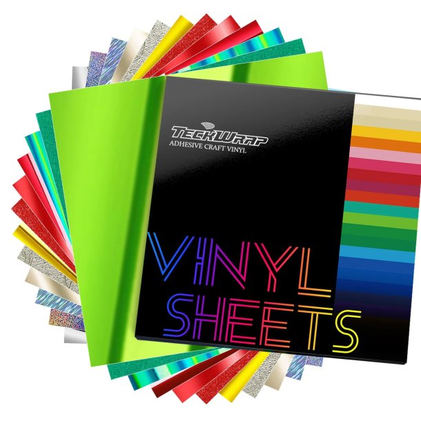 Julepakke skiltefolie - 12 ark