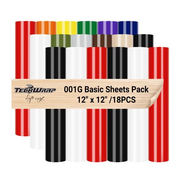 001G Basic Skiltefolie - 18 ark 