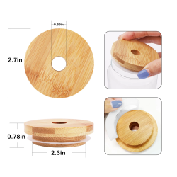 Drikkeglas med bambuslg 
