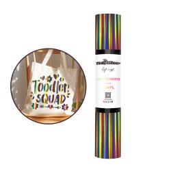 Soft Metallic Holographic HTV