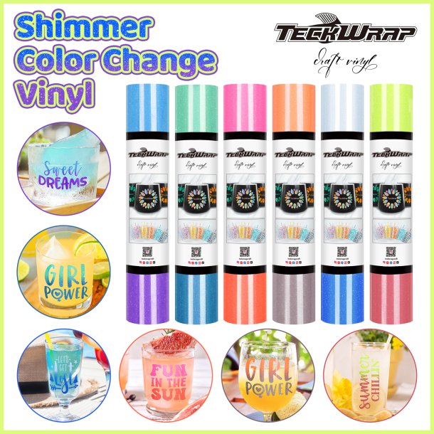 Shimmer Cold Color Change Adhesive Vinyl