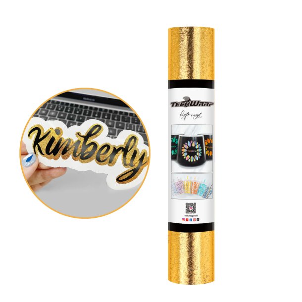 Textured Metallic Adhesive Vinyl