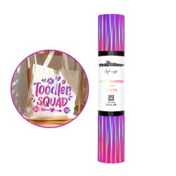 Soft Metallic Holographic HTV