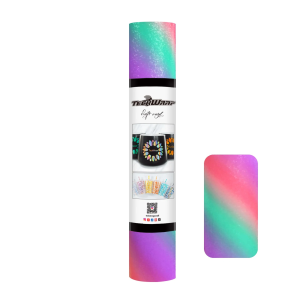 Rainbow Stripes Adhesive Vinyl