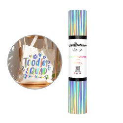 Soft Metallic Holographic HTV