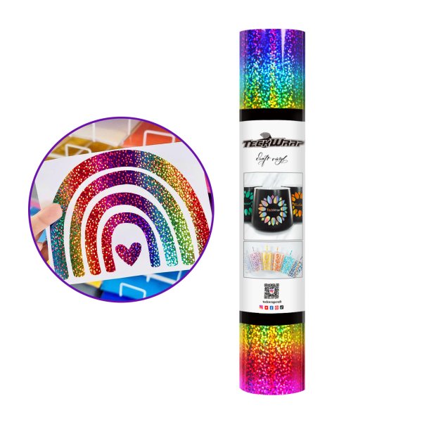 Holographic Sparkle Adhesive Vinyl