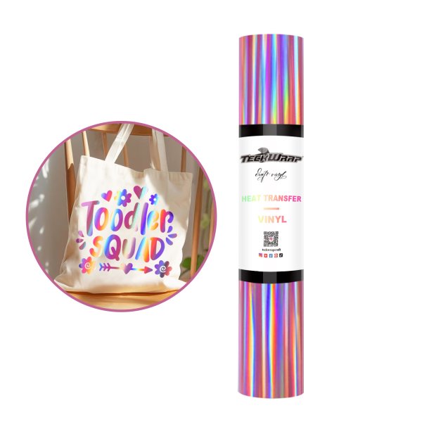 Soft Metallic Holographic HTV