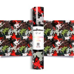 Colorful Camouflage HTV