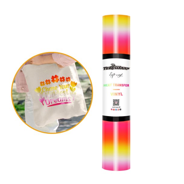 PU Rainbow Stripes HTV