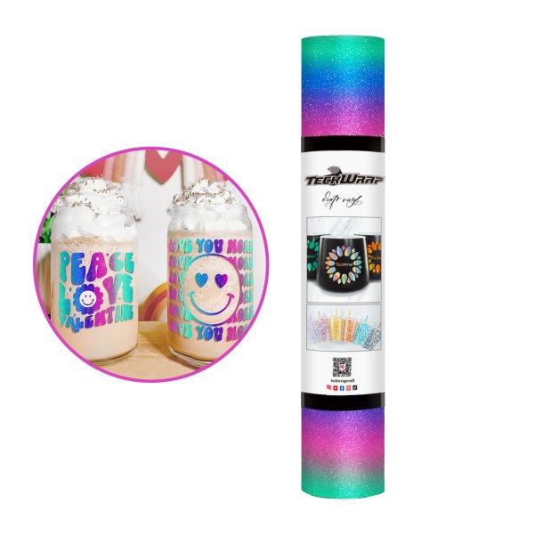 Rainbow Stripes Adhesive Vinyl