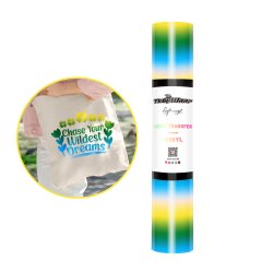 PU Rainbow Stripes HTV