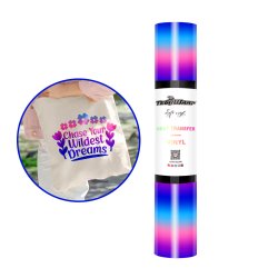 PU Rainbow Stripes HTV